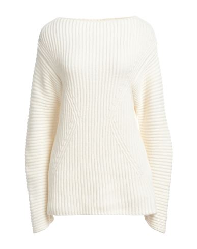 Liviana Conti Woman Sweater Ivory Size 6 Cashmere, Polyamide In White