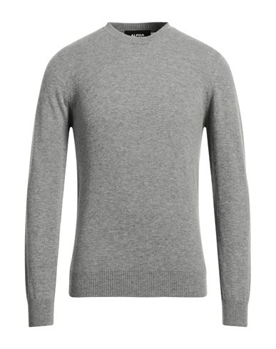 Alpha Studio Man Sweater Grey Size 46 Geelong Wool