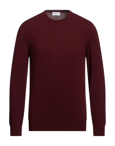 Franz Kraler Man Sweater Burgundy Size 44 Cashmere In Red