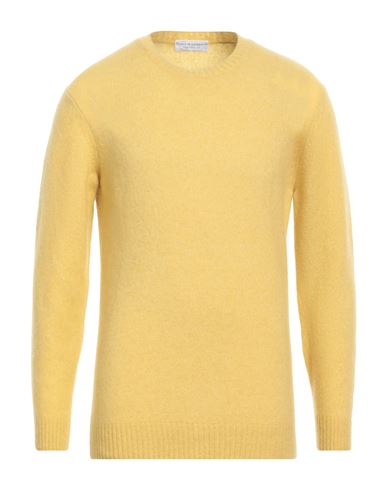 Shop Filippo De Laurentiis Man Sweater Yellow Size 42 Cashmere, Silk, Polyester