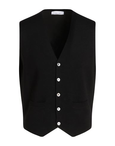 Filippo De Laurentiis Man Cardigan Black Size 40 Merino Wool