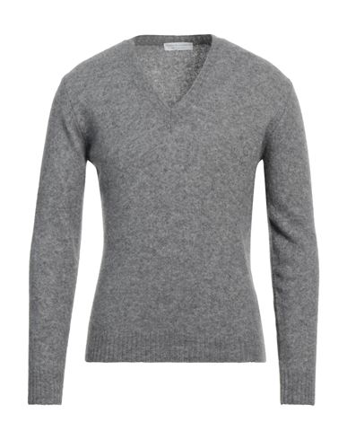 Filippo De Laurentiis Man Sweater Grey Size 40 Cashmere, Silk, Polyester
