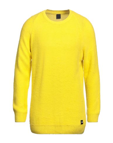 Why Not Brand Man Sweater Yellow Size Xxl Acrylic, Wool