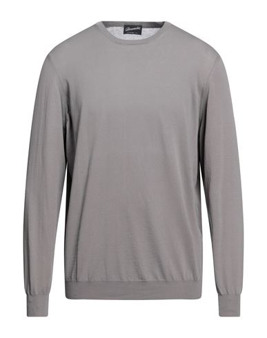 Drumohr Man Sweater Grey Size 44 Cotton