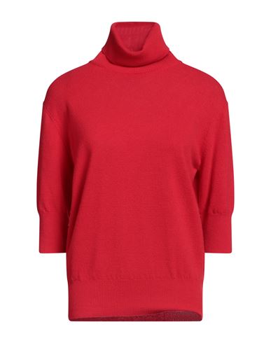 Bellwood Woman Turtleneck Red Size Xs Merino Wool, Cashmere