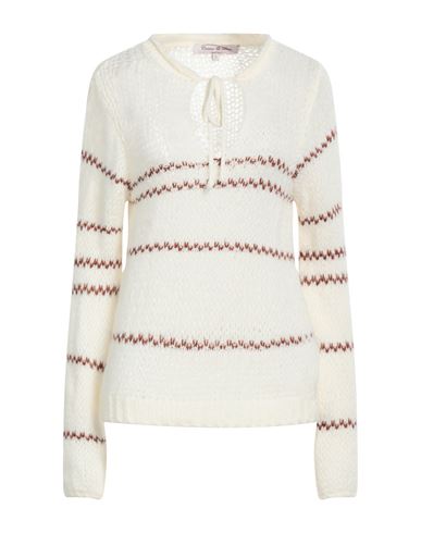 Connor & Blake Woman Sweater Ivory Size S Acrylic, Synthetic Fibers, Wool, Mohair Wool, Metallic Fib In White