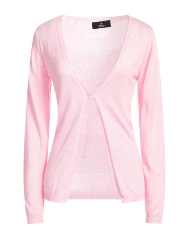 Compagnia Italiana Woman Cardigan Pink Size M Viscose, Cashmere