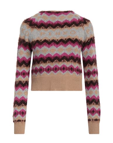 Pinko Woman Sweater Sand Size M Viscose, Polyamide, Wool, Cashmere In Beige