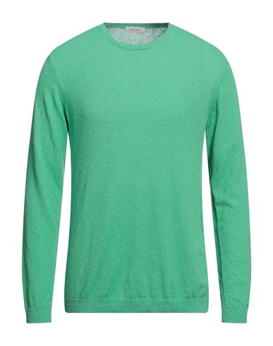 Reyer Man Sweater Green Size 40 Cotton, Polyamide