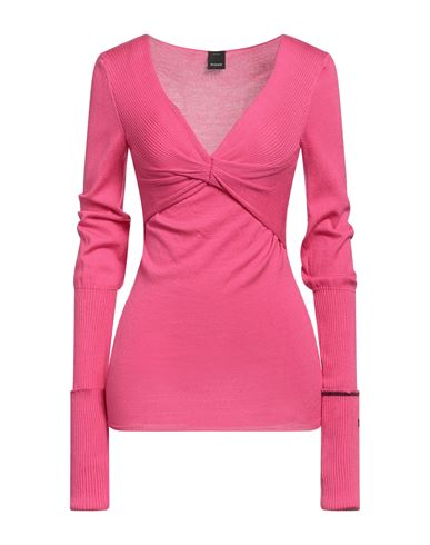 Pinko Woman Sweater Fuchsia Size L Viscose, Polyester, Polyamide