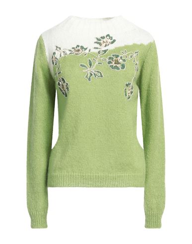 Connor & Blake Woman Sweater Light Green Size S Acrylic, Nylon, Mohair Wool