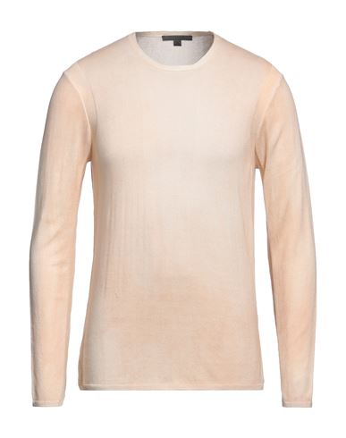 John Varvatos Man Sweater Sand Size Xxl Cotton In Beige