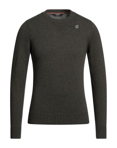 K-way Man Sweater Military Green Size S Wool, Polyamide