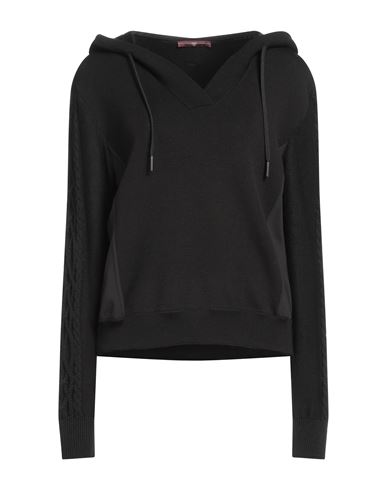 High Woman Sweater Black Size M Wool, Acrylic, Nylon, Elastane