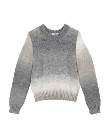 L:ú L:ú By Miss Grant Toddler Girl Sweater Grey Size 6 Polyacrylic, Wool, Alpaca Wool In Grey