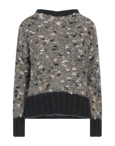 Caractere Caractère Woman Sweater Dove Grey Size Xl Virgin Wool, Alpaca Wool, Polyamide, Wool In Grey