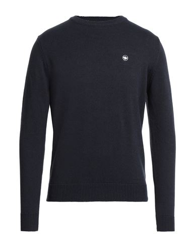 Murphy & Nye Man Sweater Navy Blue Size Xl Cotton, Wool