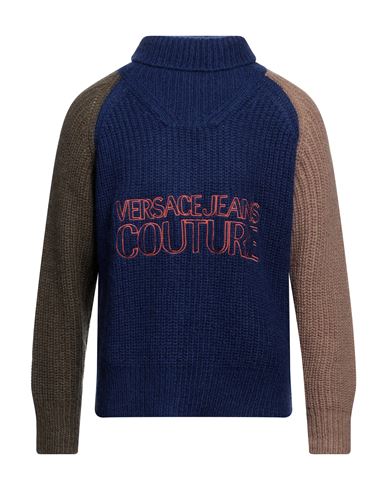 Rollkragenpullover Herren Blau M Herren