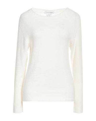 Caractere Caractère Woman Sweater White Size Xl Polyamide, Polyacrylic, Alpaca Wool, Wool, Elastane