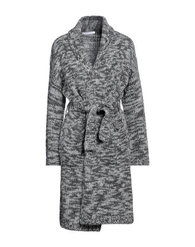 Caractere Caractère Woman Cardigan Grey Size M Polyacrylic, Polyamide, Alpaca Wool, Wool, Viscose