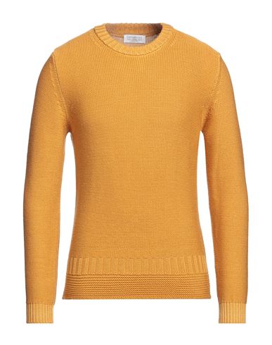 Bellwood Man Sweater Mustard Size 42 Virgin Wool In Yellow