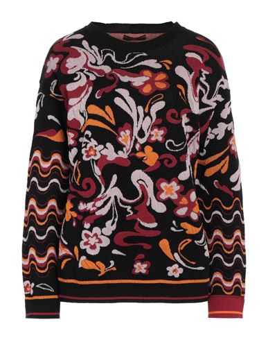High Woman Sweater Black Size M Polyester, Cotton, Virgin Wool, Acrylic