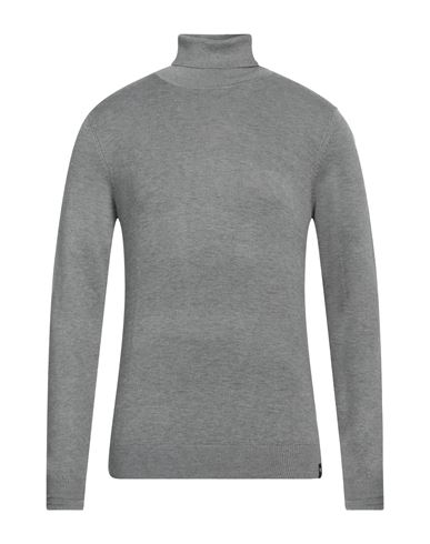 Why Not Brand Man Turtleneck Grey Size Xxl Viscose, Nylon