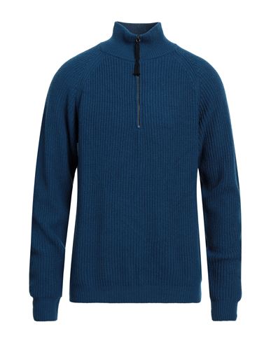 Shop Lucques Man Turtleneck Blue Size 40 Wool, Cashmere