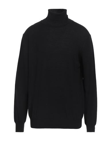 Shop Kangra Man Turtleneck Black Size 48 Wool