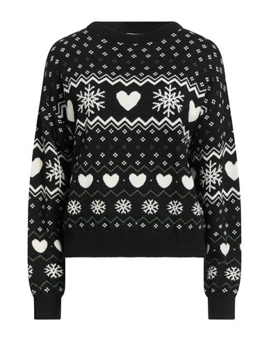 Kate By Laltramoda Woman Sweater Black Size M Polyacrylic, Wool, Viscose, Alpaca Wool