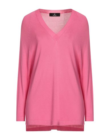 Compagnia Italiana Woman Sweater Fuchsia Size S Silk, Viscose In Pink