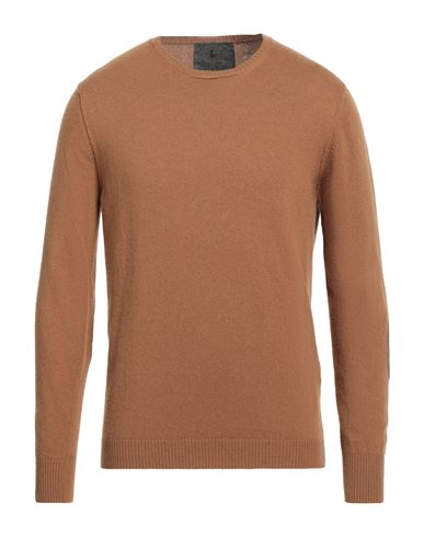 Messagerie Man Sweater Camel Size 38 Virgin Wool, Viscose, Polyamide, Cashmere In Beige