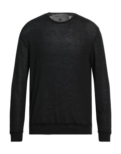 Messagerie Man Sweater Black Size 46 Merino Wool