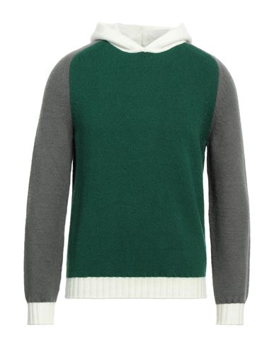 Mqj Man Sweater Green Size 40 Polyamide, Acrylic, Wool