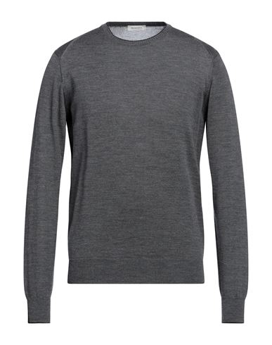 Bramante Man Sweater Lead Size 40 Wool, Silk In Grey