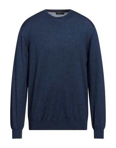Bramante Man Sweater Slate Blue Size 42 Virgin Wool
