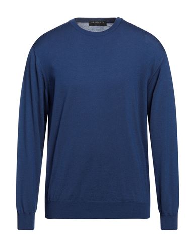 Bramante Man Sweater Blue Size 44 Virgin Wool