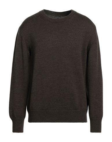Bl'ker Man Sweater Dark Brown Size Xl Wool