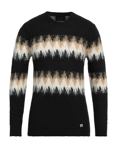 Bl.11  Block Eleven Bl.11 Block Eleven Man Sweater Black Size S Acrylic, Polyamide, Wool, Viscose