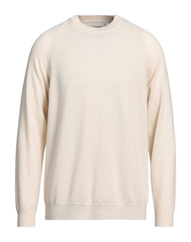 Lucques Man Sweater Beige Size 42 Wool, Cashmere