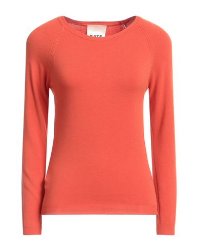 Kate By Laltramoda Woman Sweater Orange Size L Viscose, Polyamide