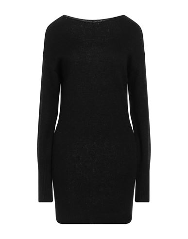 Gas Woman Mini Dress Black Size Xs Acrylic, Polyamide, Mohair Wool, Wool