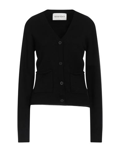 Silvian Heach Woman Cardigan Black Size S Viscose, Polyester, Polyamide