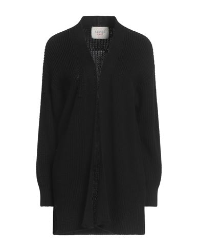 Kartika Woman Cardigan Black Size M Acrylic, Polyester