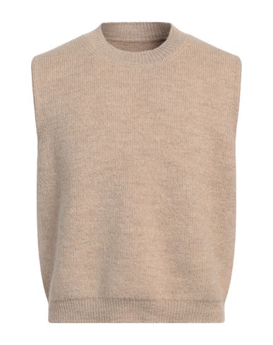Maison Margiela Man Sweater Beige Size L Wool, Alpaca Wool