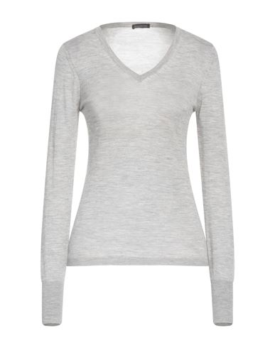Ballantyne Woman Sweater Light Grey Size 10 Cashmere