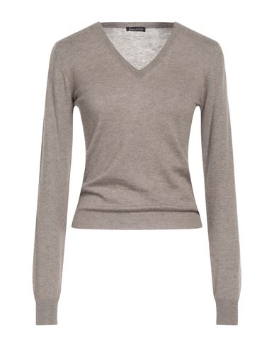 Ballantyne Woman Sweater Dove Grey Size 4 Cashmere