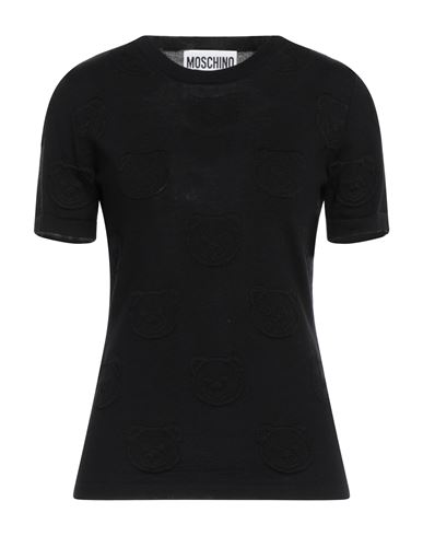 Moschino Woman Sweater Black Size 6 Virgin Wool