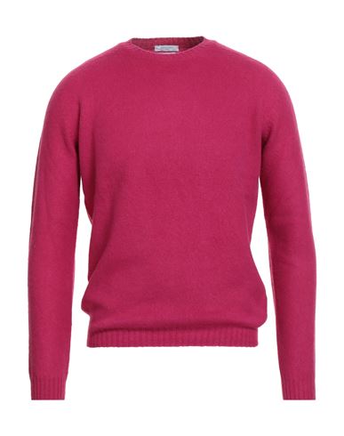 Boglioli Man Sweater Garnet Size L Virgin Wool In Red