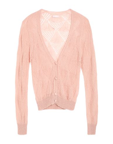 Liu •jo Woman Cardigan Blush Size M Acrylic, Alpaca Wool, Polyamide In Pink
